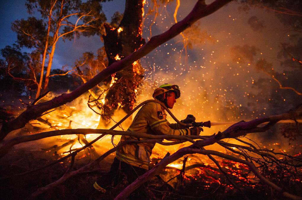 Canberra Times photographer Dion Georgopoulos is a finalist in the prestigious Walkley Awards for young journalists for his compelling visual storytelling through the summer bushfires.