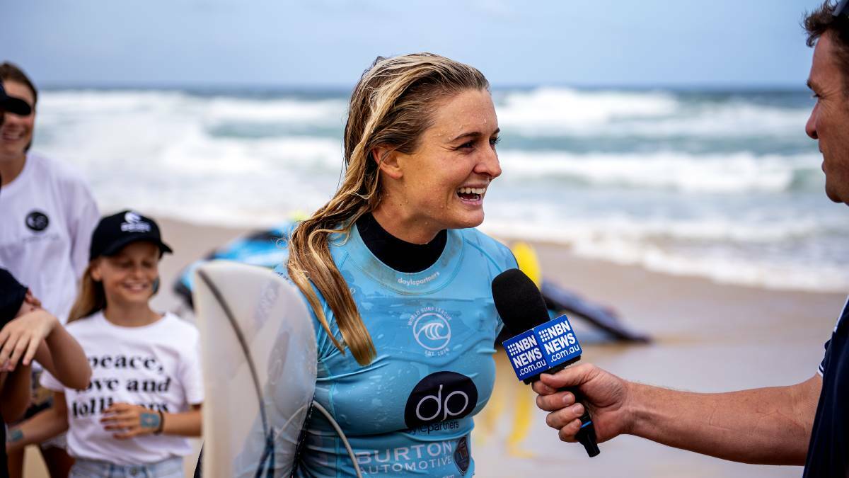 Gracetown's Bronte Macaulay will take on Tatiana Weston-Webb in the women's semifinals of the 2021 Margaret River Pro. Photo: WSL / Tom Bennett
