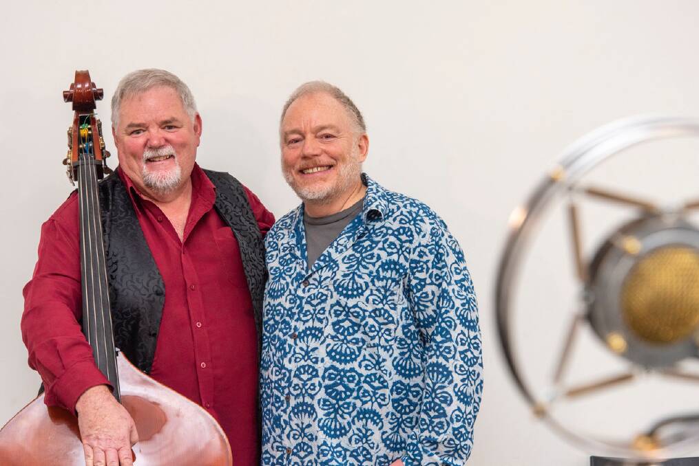 Margaret River musicians Kevin MacDonald and Paul Barlow took part in 'The Careful Project' along with other WA artists and performers. Picture: Supplied
