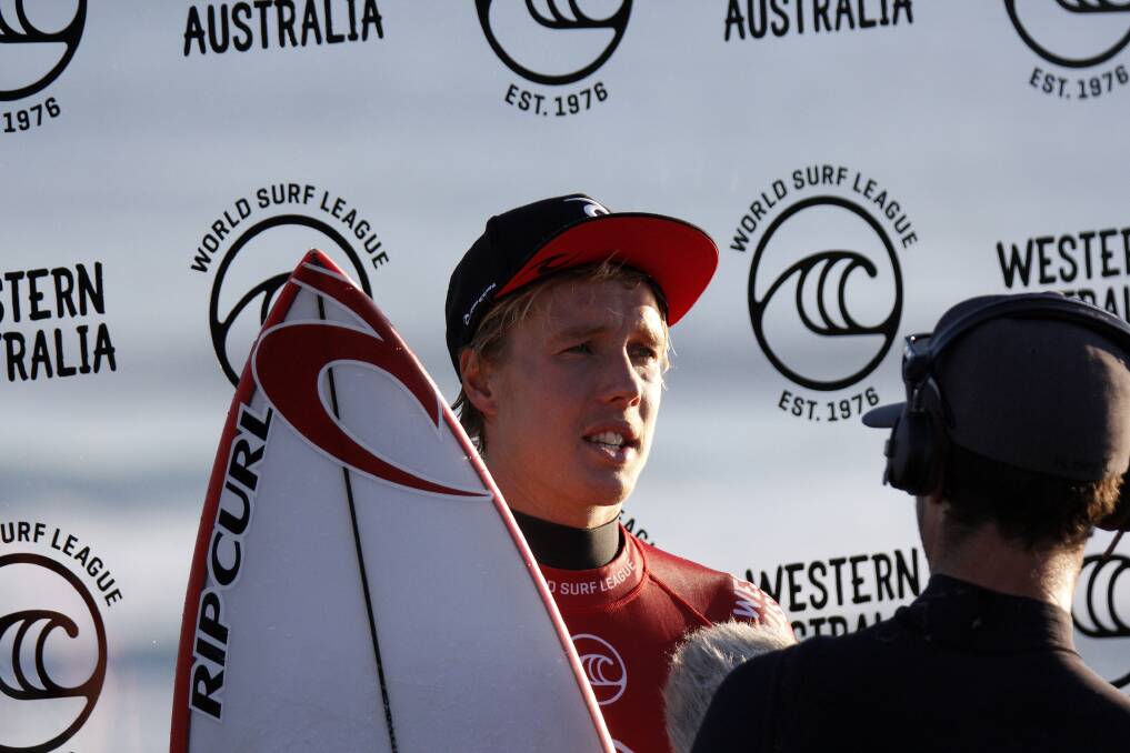 Jacob Willcox took out the last trials in 2019, and will be looking to repeat his performance next week. Photo: Surfing WA/Majeks