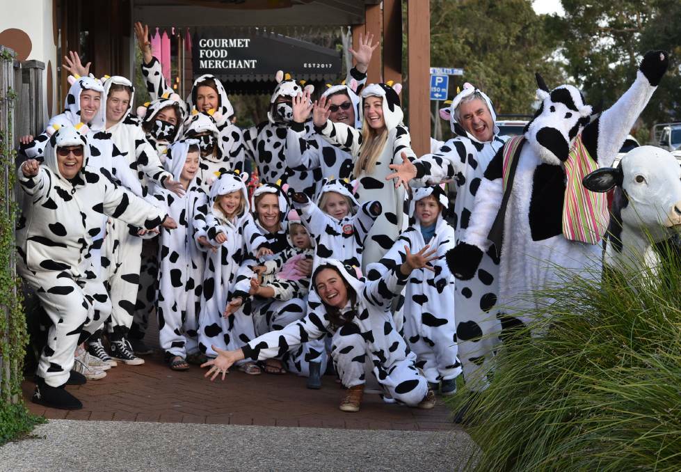 The town of Cowaramup embraces its dairy and beef farming heritage with annual cow-themed celebrations. Picture: Nicky Lefebvre