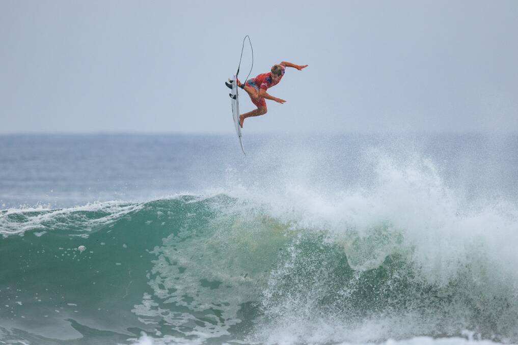 Jack Robinson soared over the competition in Mexico to claim his very first CT title. Photo: WSL/Heff