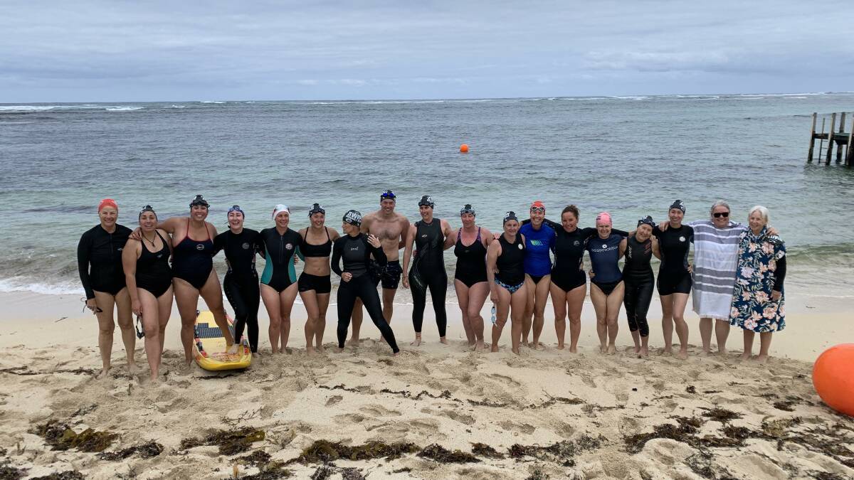 Swimmers can wear flippers, a pull-buoy or even a wetsuit if it makes them feel more comfortable and confident to take part in the Margaret River Ocean Swim. 