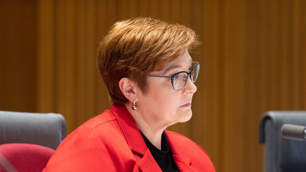 Foreign Minister Marise Payne said there is about 1400 Australians in Ukraine. Picture: Sitthixay Ditthavong
