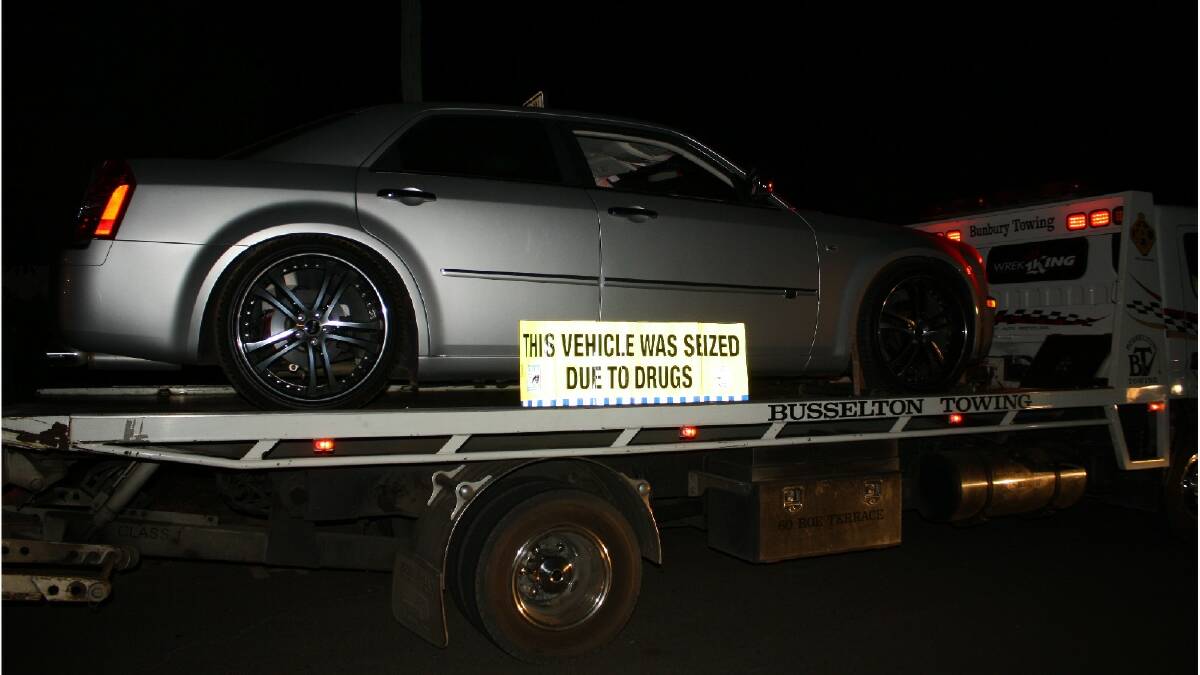 Police seized several cars in relation to drug-related offences in the South West.