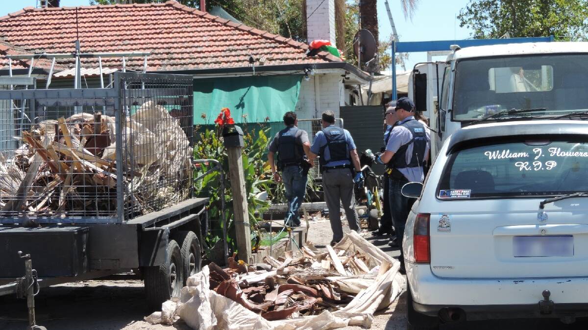 Police raided a home on Devonshire Street in Withers this morning as part of a major South West operation.