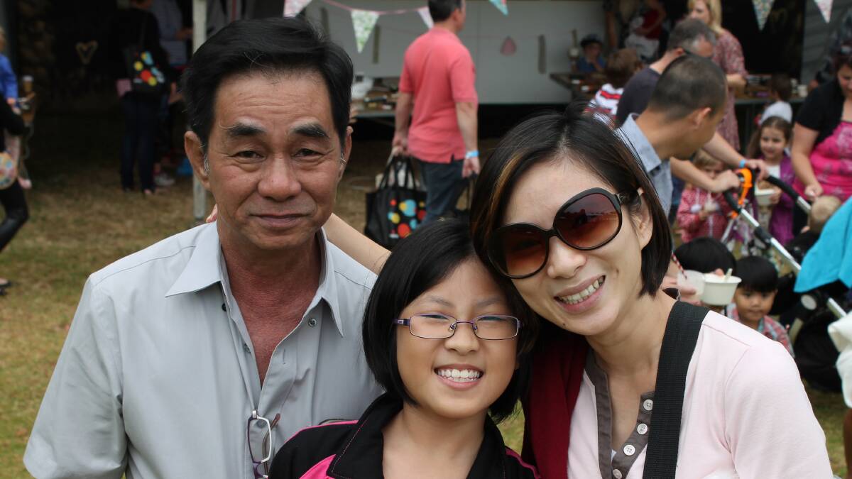 Chin Soo Lee, Xin Voon and April Lee.
